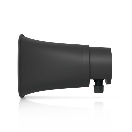 Difuzor tip goarnă AI PoE UniFi Ubiquiti pentru exterior 120 dB, UP-AI-Horn-Speaker-B